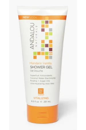 Andalou Mandarin Vanilla Vitalising Shower Gel 251ml