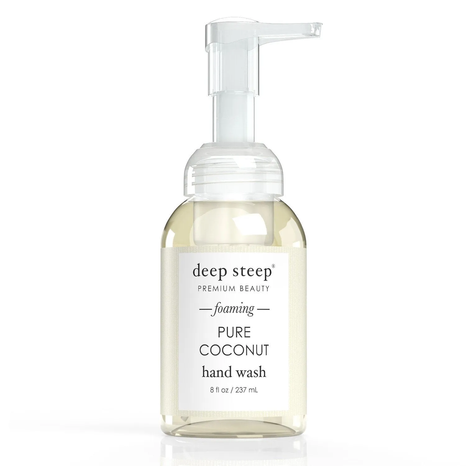 Deep Steep Foaming Hand Wash Pure Coconut 8 oz Liquid