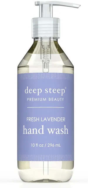 Deep Steep Hand Wash Fresh Lavender 10 oz Liquid