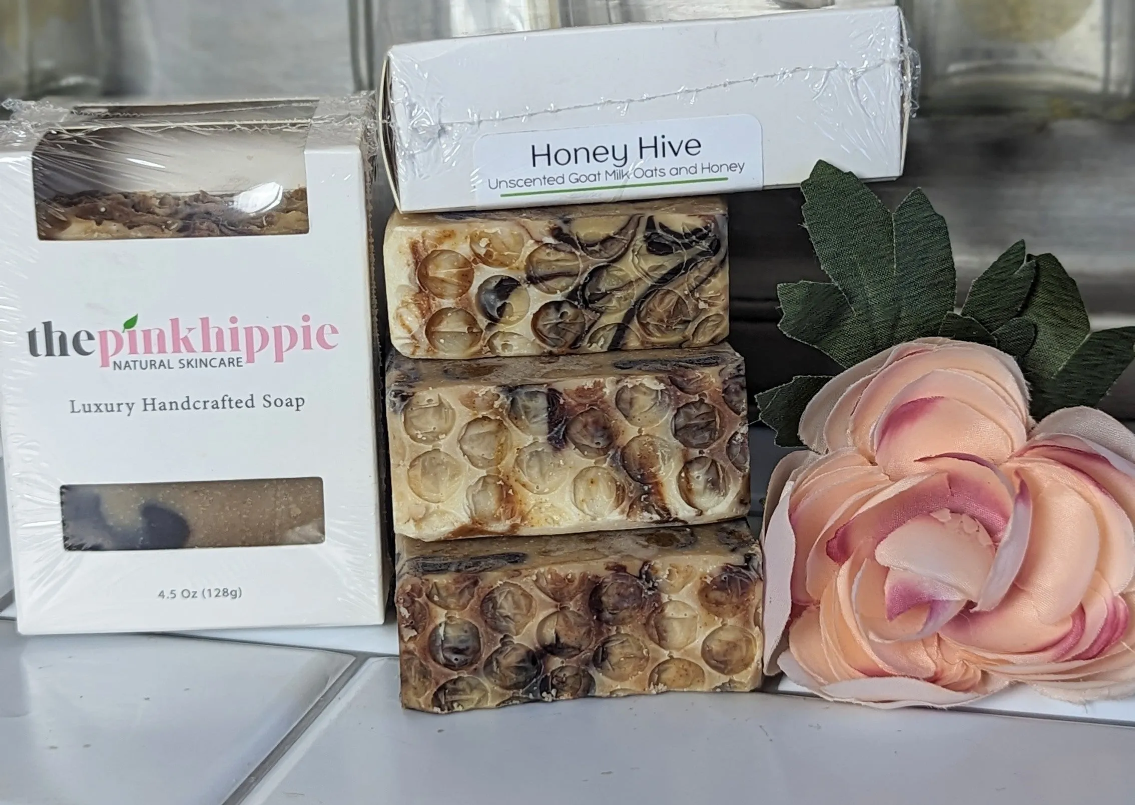 Honey Hive Goat Milk Oats & Honey 4.5 oz Bar of Soap Unscented