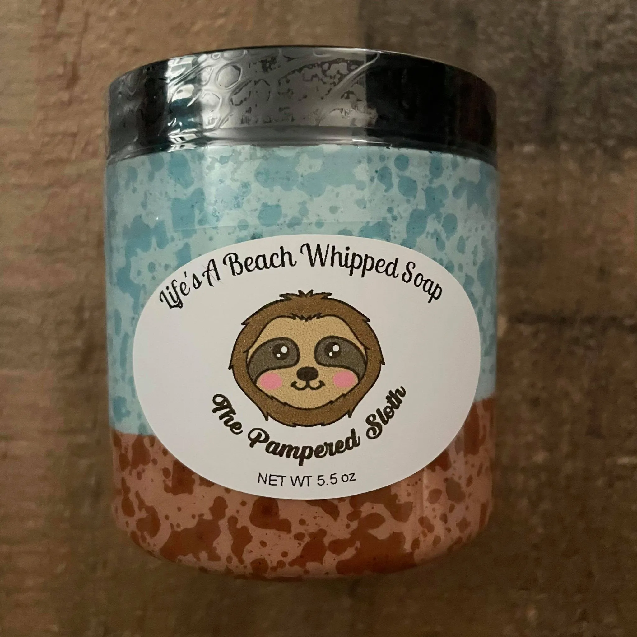 Pampered Sloth Whipped Exfoliating Soap Fluff