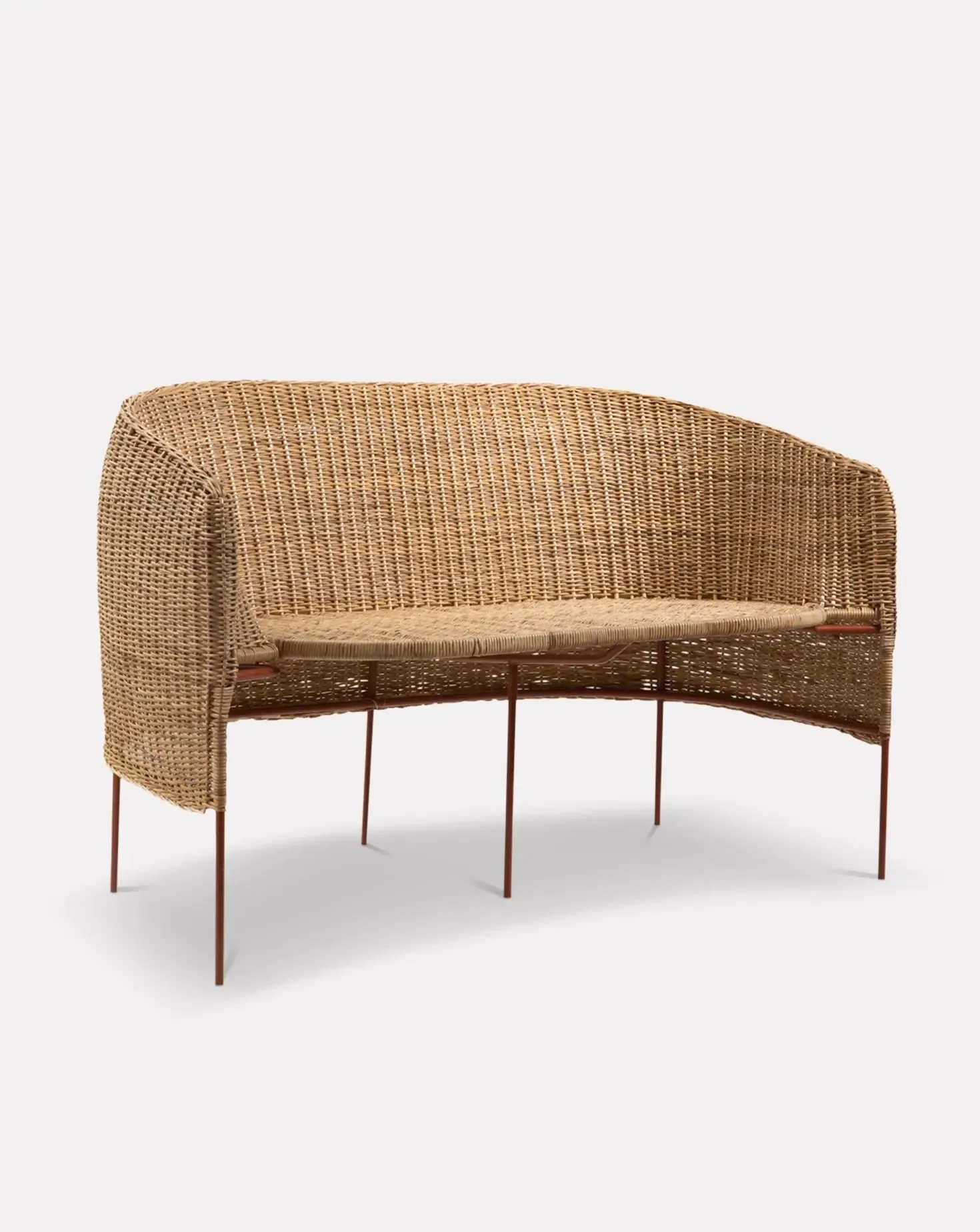 Sebastian Herkner Caribe Natural 2 Seater Bench