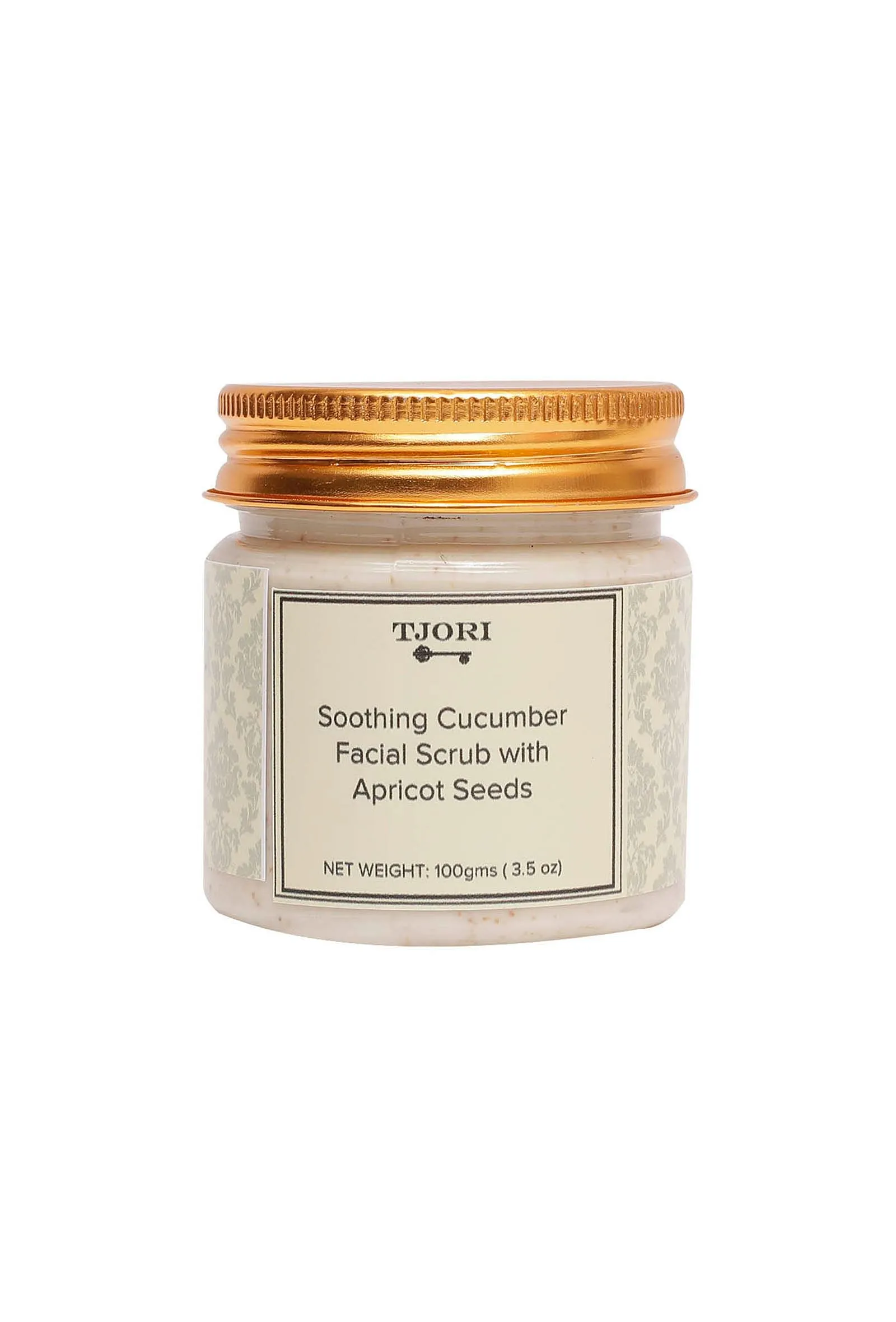 Soothing Cucumber Facial Scrub with Apricot Seeds