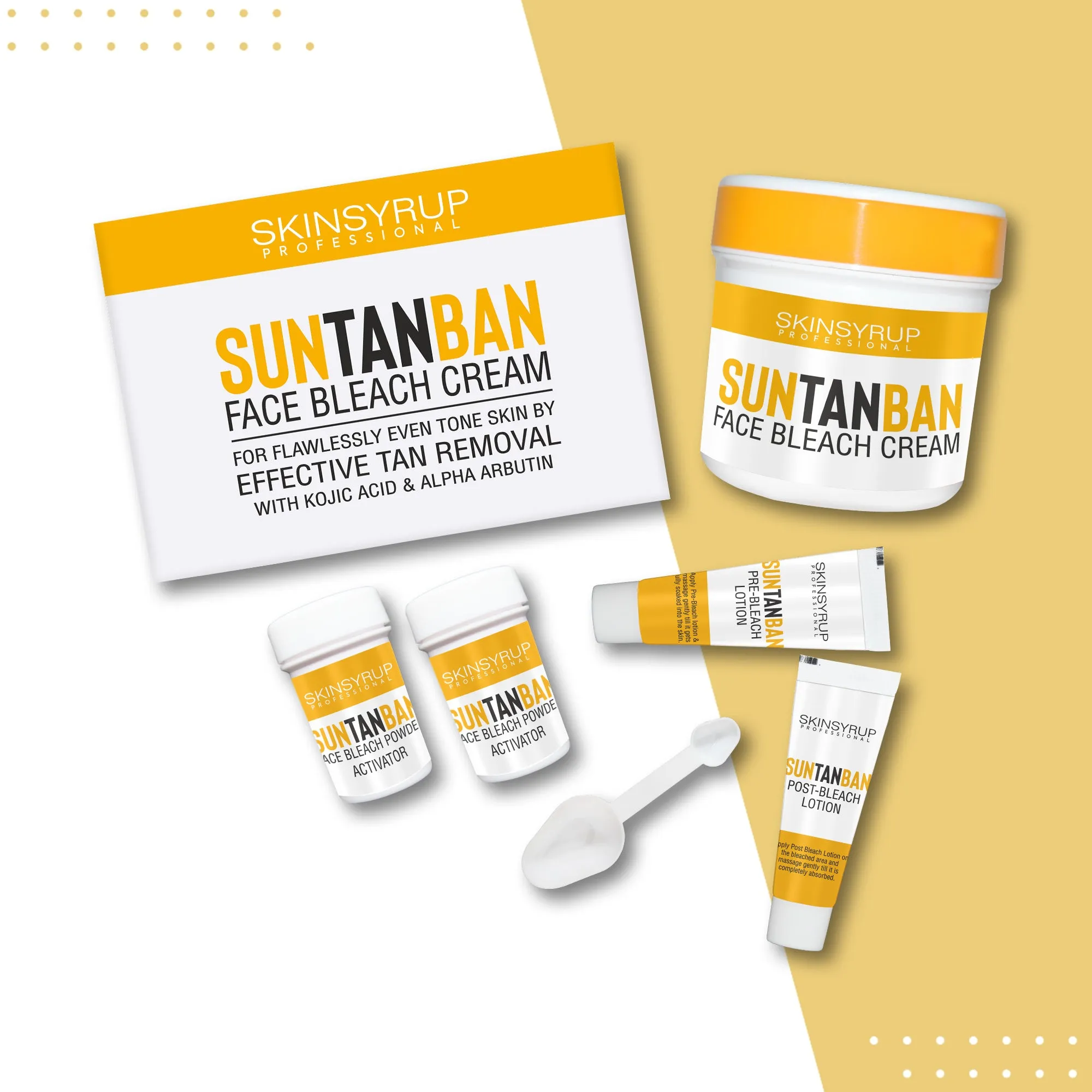 SUNTANBAN FACE BLEACH CREAM COMBO