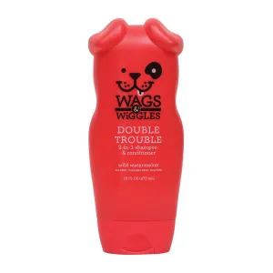 Wags & Wiggles Double Trouble 2-in-1 Shampoo & Conditioner Wild Watermelon 473ml