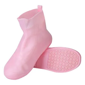 Waterproof Shoe Covers Reusable Not-Slip Rain Shoe Covers Protectors Foldable TPE Rubber Shoe Protectors For Men Women Kids